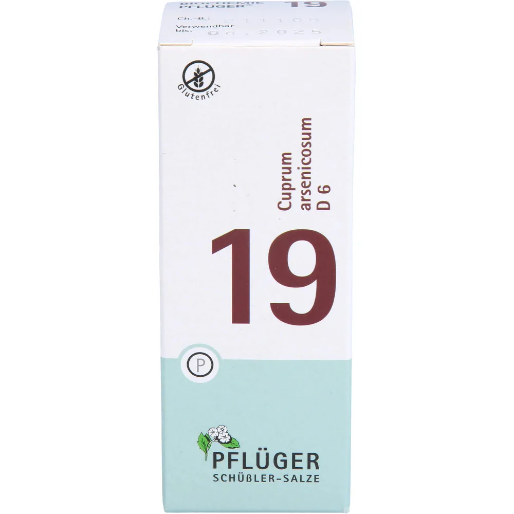 Biochemie Pflüger 19 Cuprum arsenicosum D 6 Tabl. 100 St