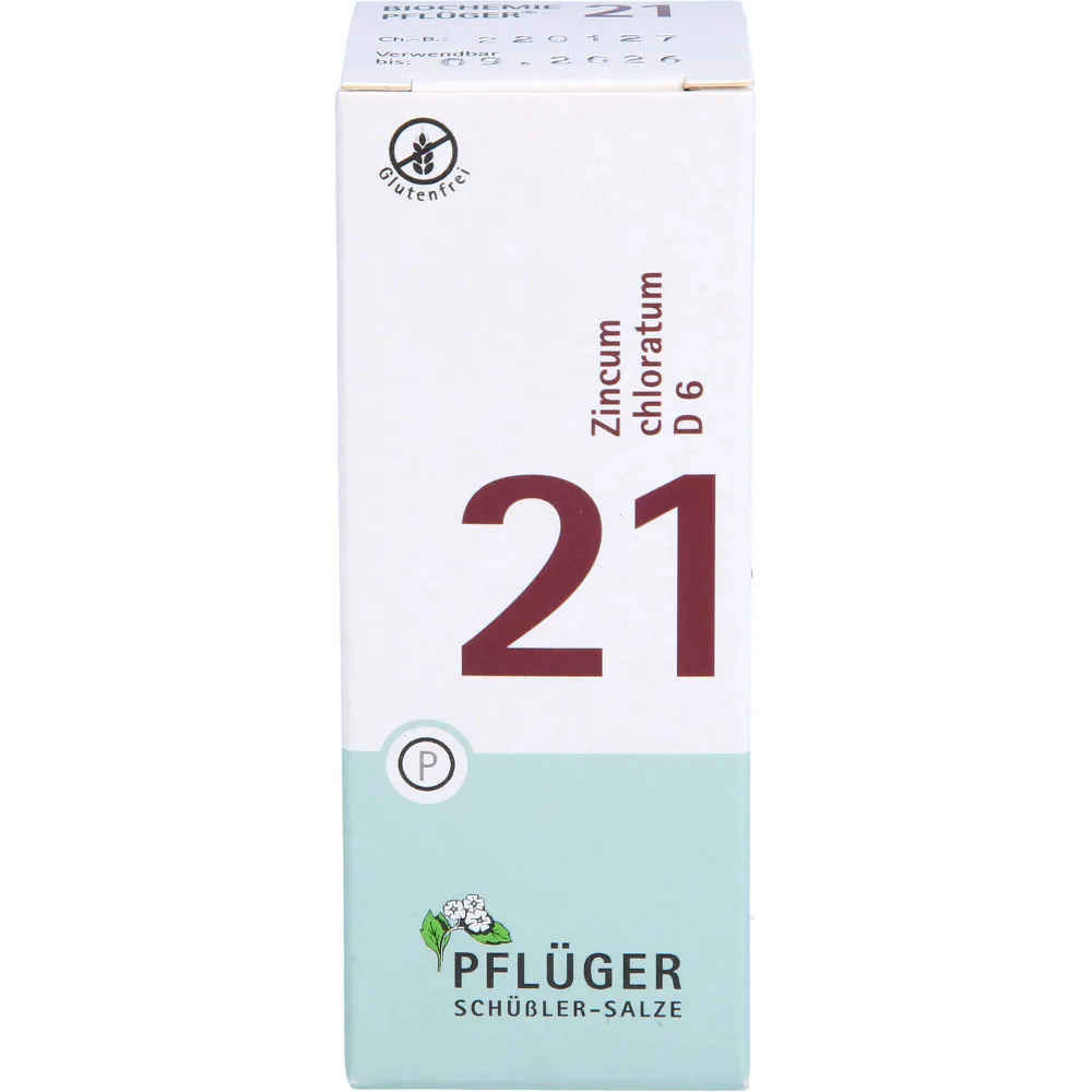 Biochemie Pflüger 21 Zincum chloratum D 6 Tabl. 100 St