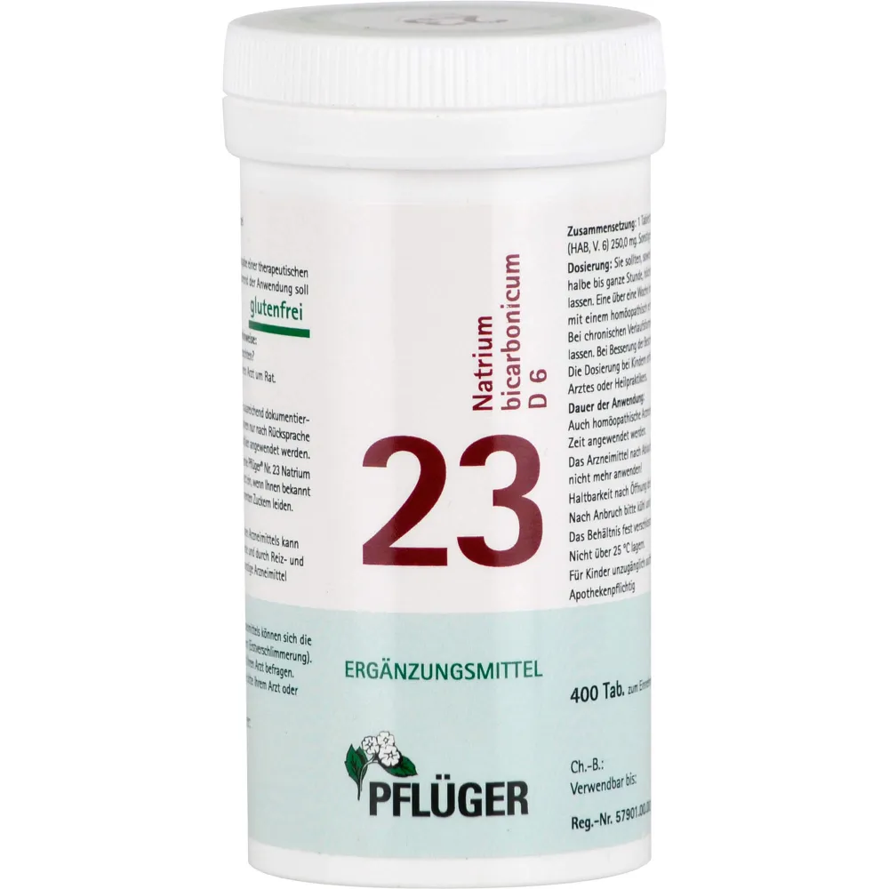 Biochemie Pflüger 23 Natrium bicarbonicum D 6 Tab. 400 St