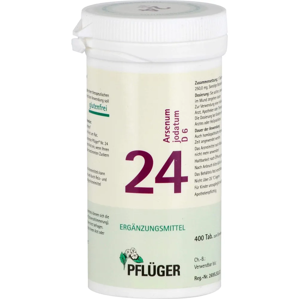 Biochemie Pflüger 24 Arsenum jodatum D 6 Tabletten 400 St