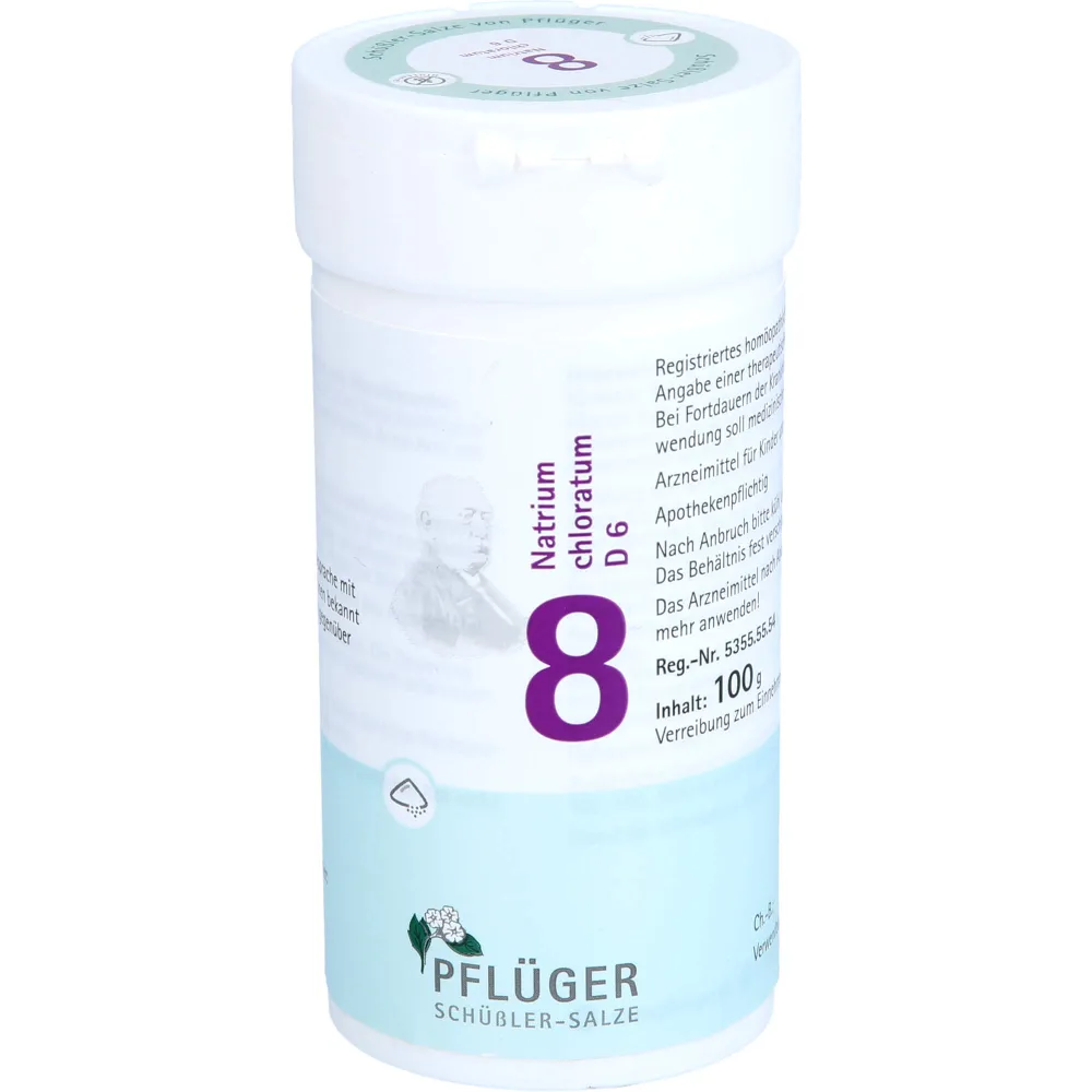 Biochemie Pflüger 8 Natrium chloratum D 6 Pulver 100 g