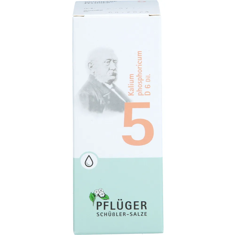 Biochemie Pflüger 5 Kalium phosphoricum D 6 Tropf. 100 ml