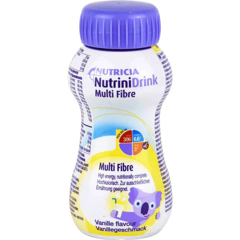 Nutrinidrink MultiFibre Vanillegeschmack 200 ml