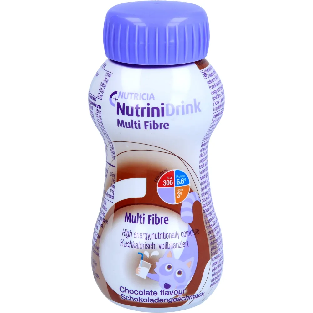 Nutrinidrink MultiFibre Schokaladengeschmack 200 ml