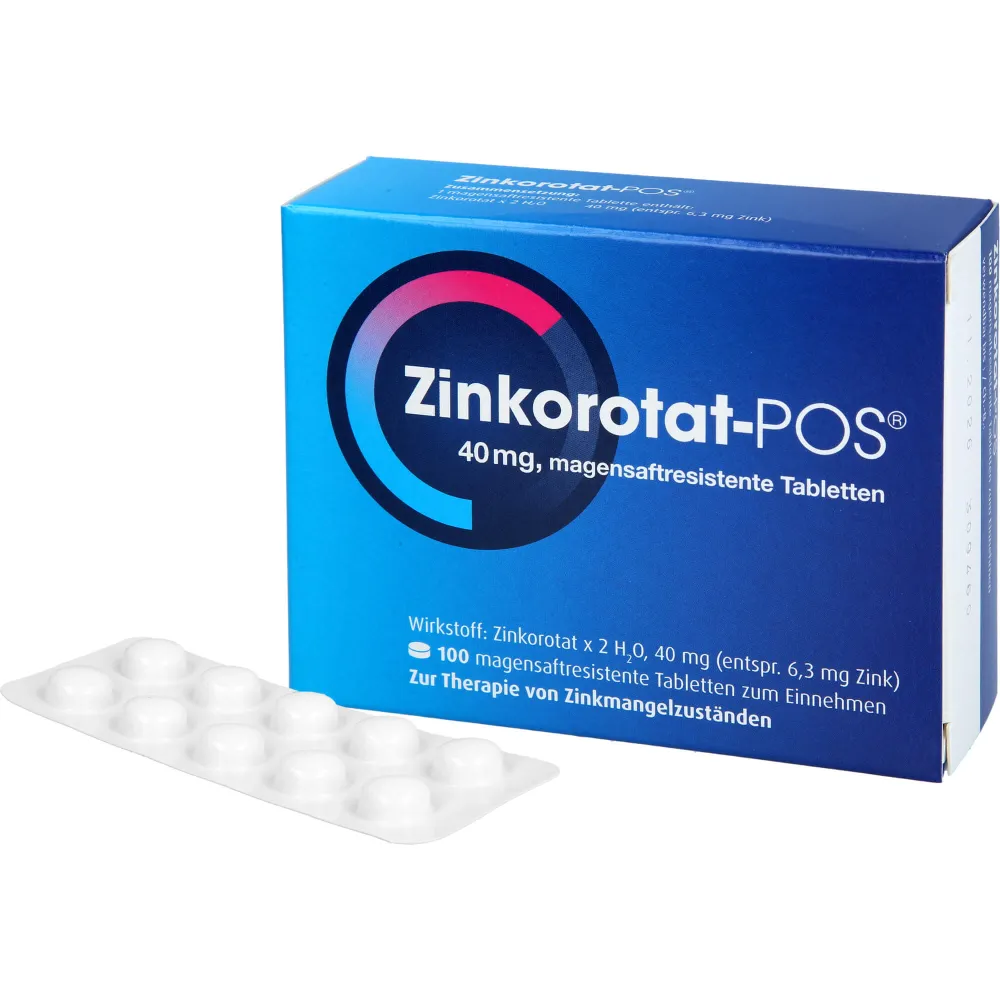 Zinkorotat Pos magensaftresistente Tabletten 100 St