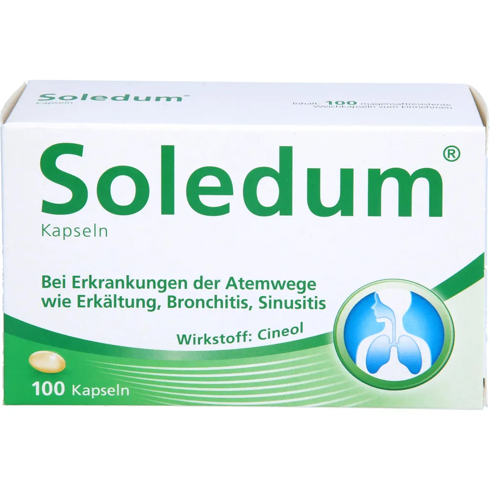 Soledum 100 mg magensaftresistente Kapseln 100 St