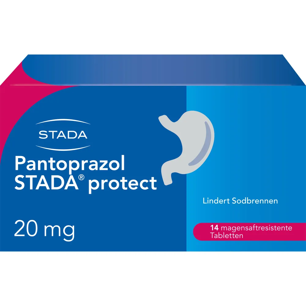 Pantoprazol Stada protect 20 mg magensaftres.Tabl. 14 St