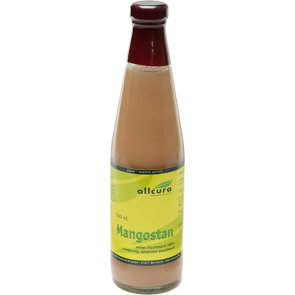 Mangostan Wildwuchs reines Fruchtmark 100% Saft 500 ml