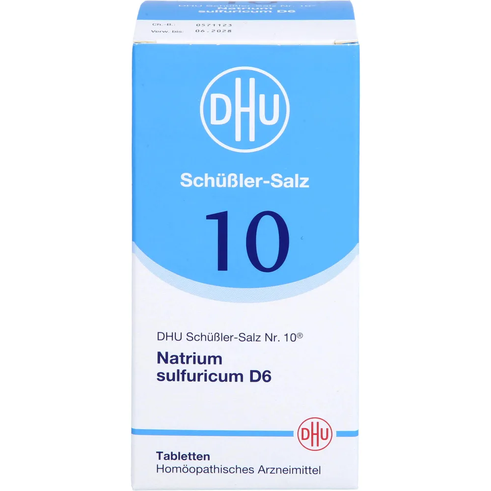 Biochemie Dhu 10 Natrium sulfuricum D 6 Tabletten 420 St