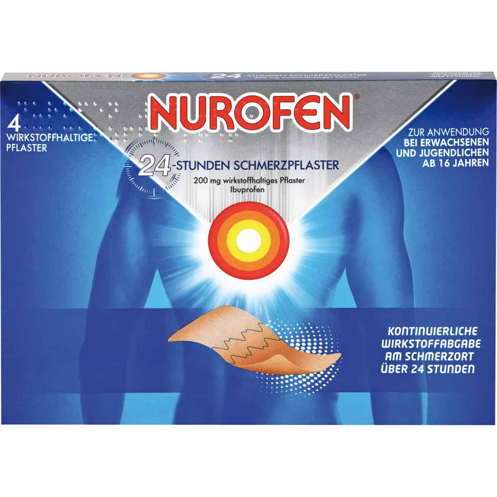 Nurofen 24-Stunden Schmerzpflaster 200 mg 4 St