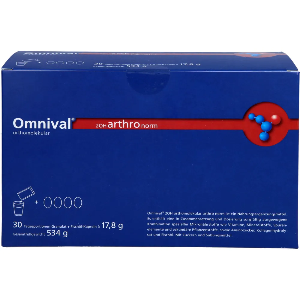Omnival orthomolekul.2Oh arthro norm 30Gran.Kap. 1 P