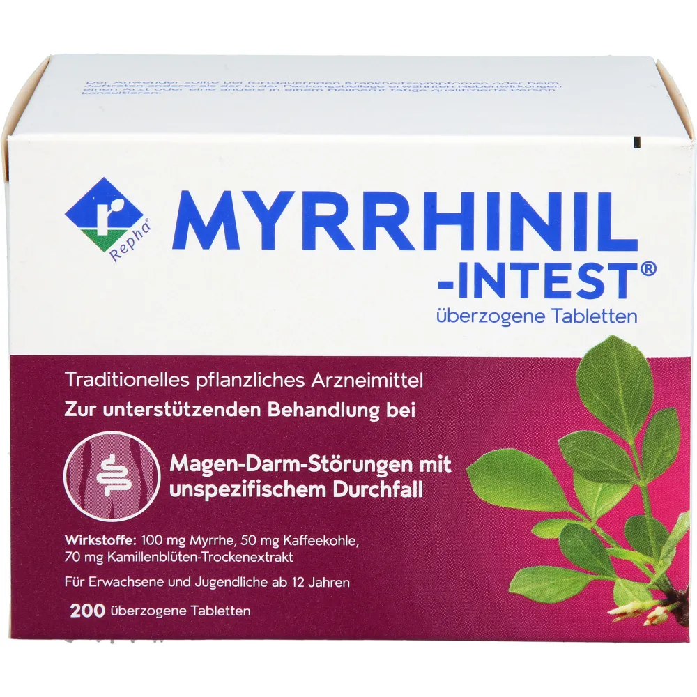 Myrrhinil Intest überzogene Tabletten 200 St