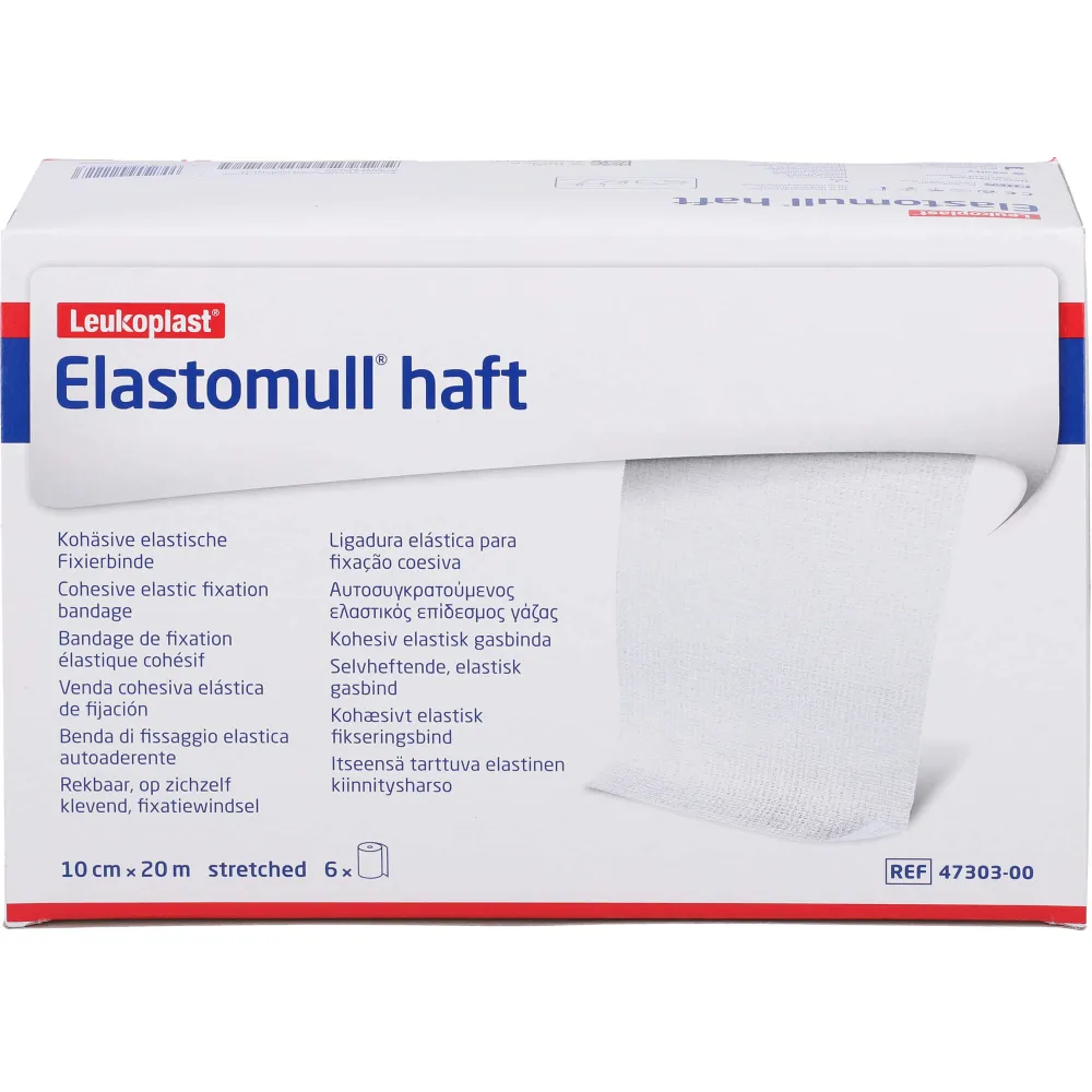 Elastomull haft 10 cmx20 m Fixierbinde 6 St
