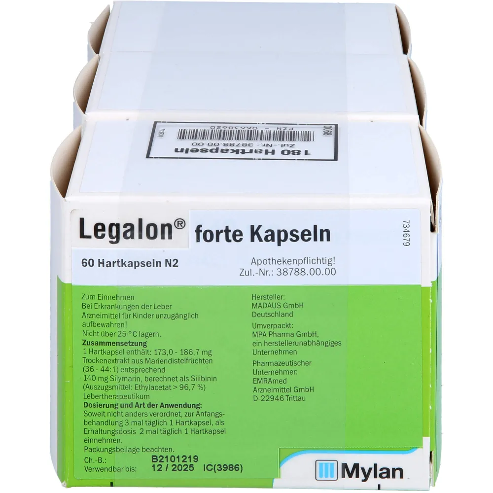 Legalon forte Kapseln 180 St