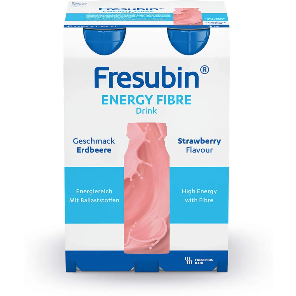 Fresubin Energy Fibre Drink Erdbeere Trinkflasche 4800 ml