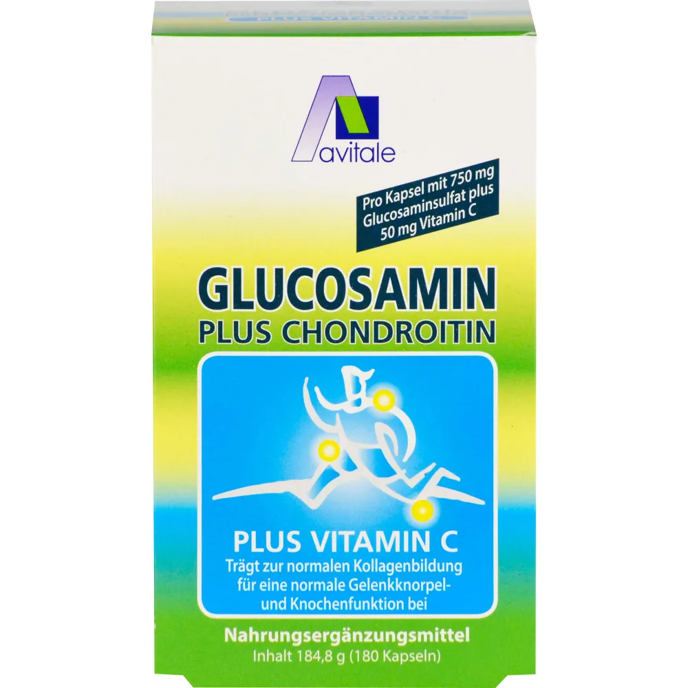 Glucosamin 750 mg+Chondroitin 100 mg Kapseln 180 St