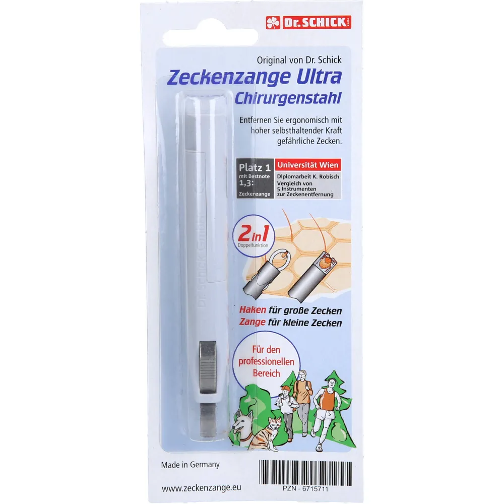 Zeckenzange Ultra Chirurgenstahl 1 St