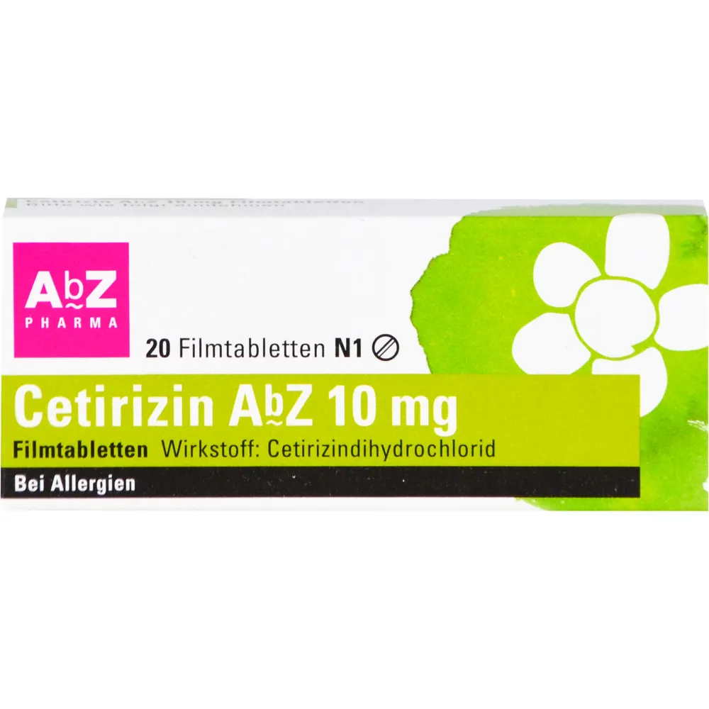 Cetirizin AbZ 10 mg Filmtabletten 20 St