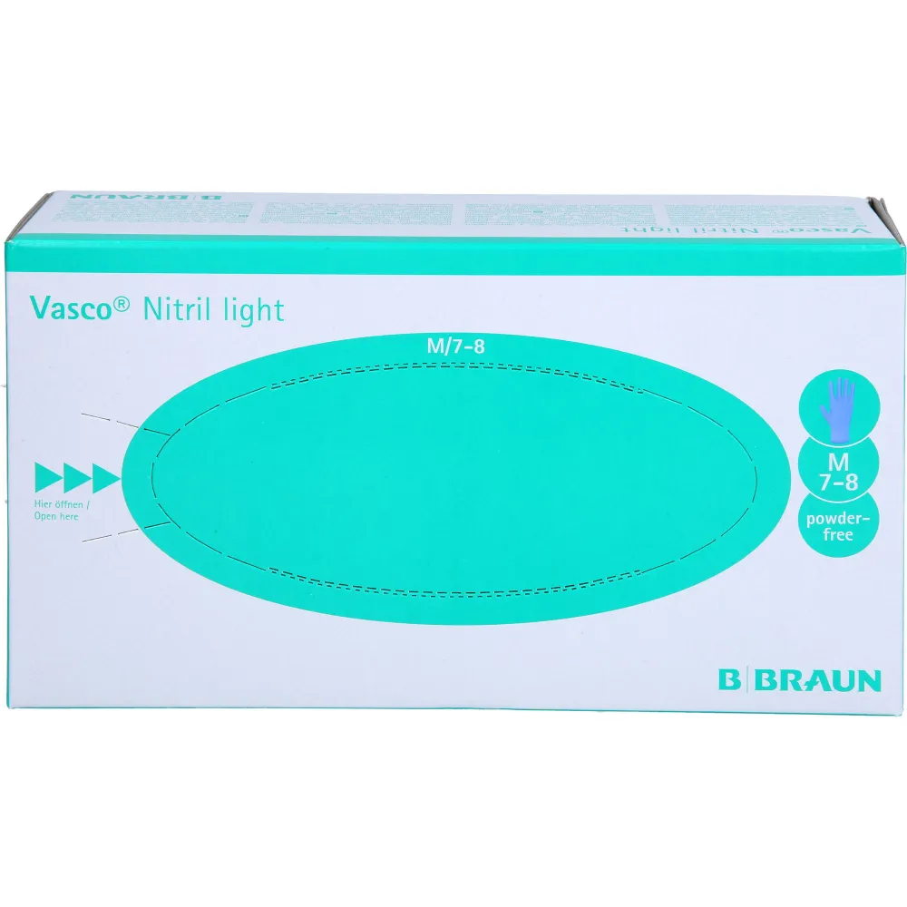 Vasco Nitril light Untersuchungshandschuhe M 100 St