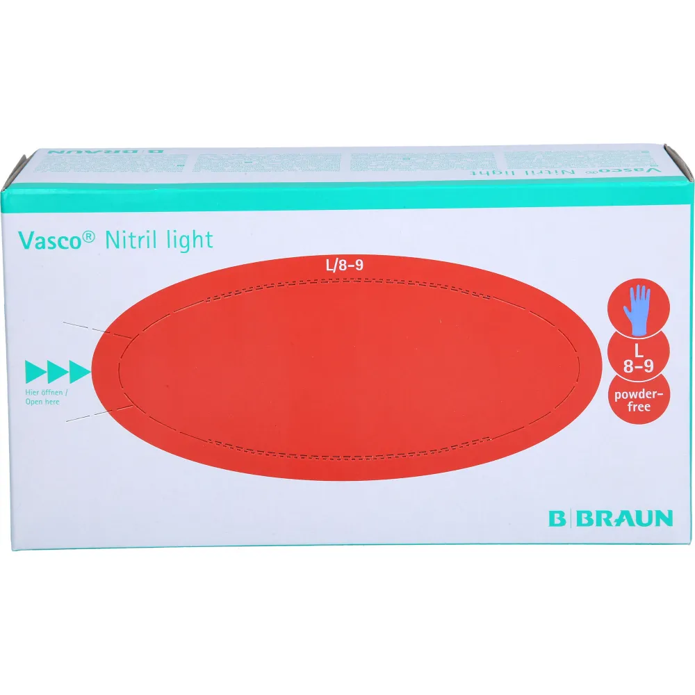 Vasco Nitril light Untersuchungshandschuhe L 100 St