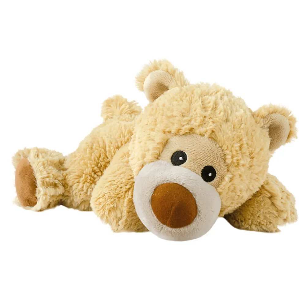 Wärme Stofftier Bär William liegend hellbraun 1 St