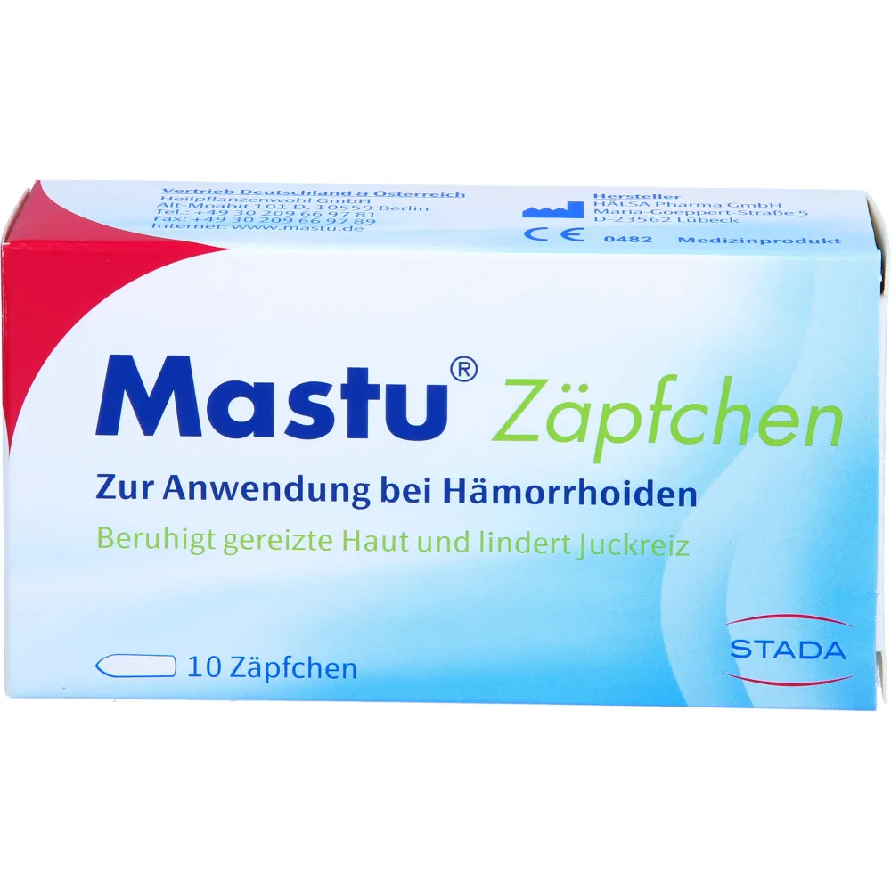 Mastu Zäpfchen Hämorrhoiden 10 St