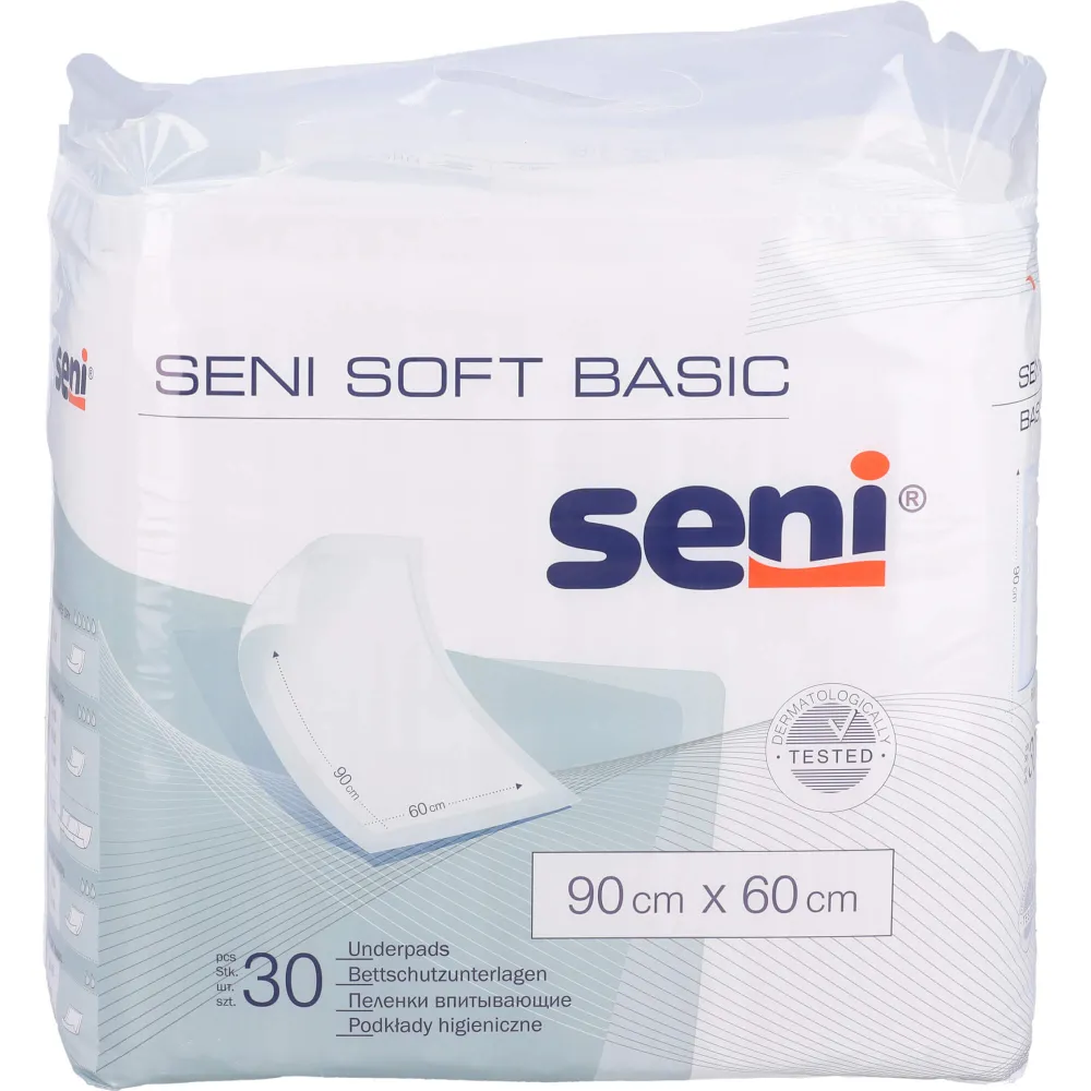 Seni Soft Basic Bettschutzunterlage 60x90 cm 30 St