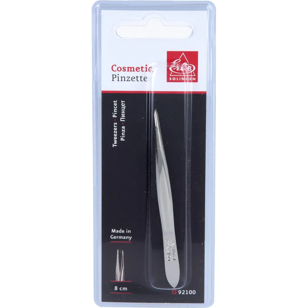 Erbe Pinzette spitz 8 cm Blister 1 St