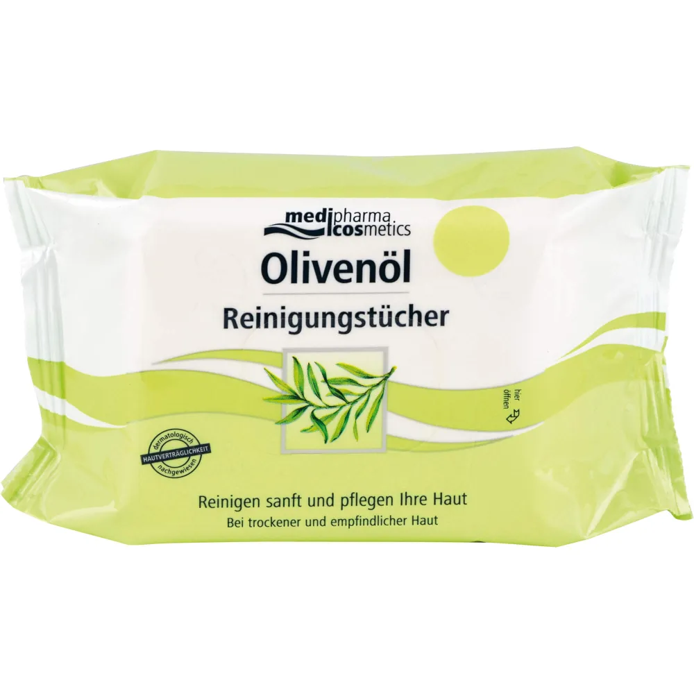 Olivenöl Reinigungstücher 25 St