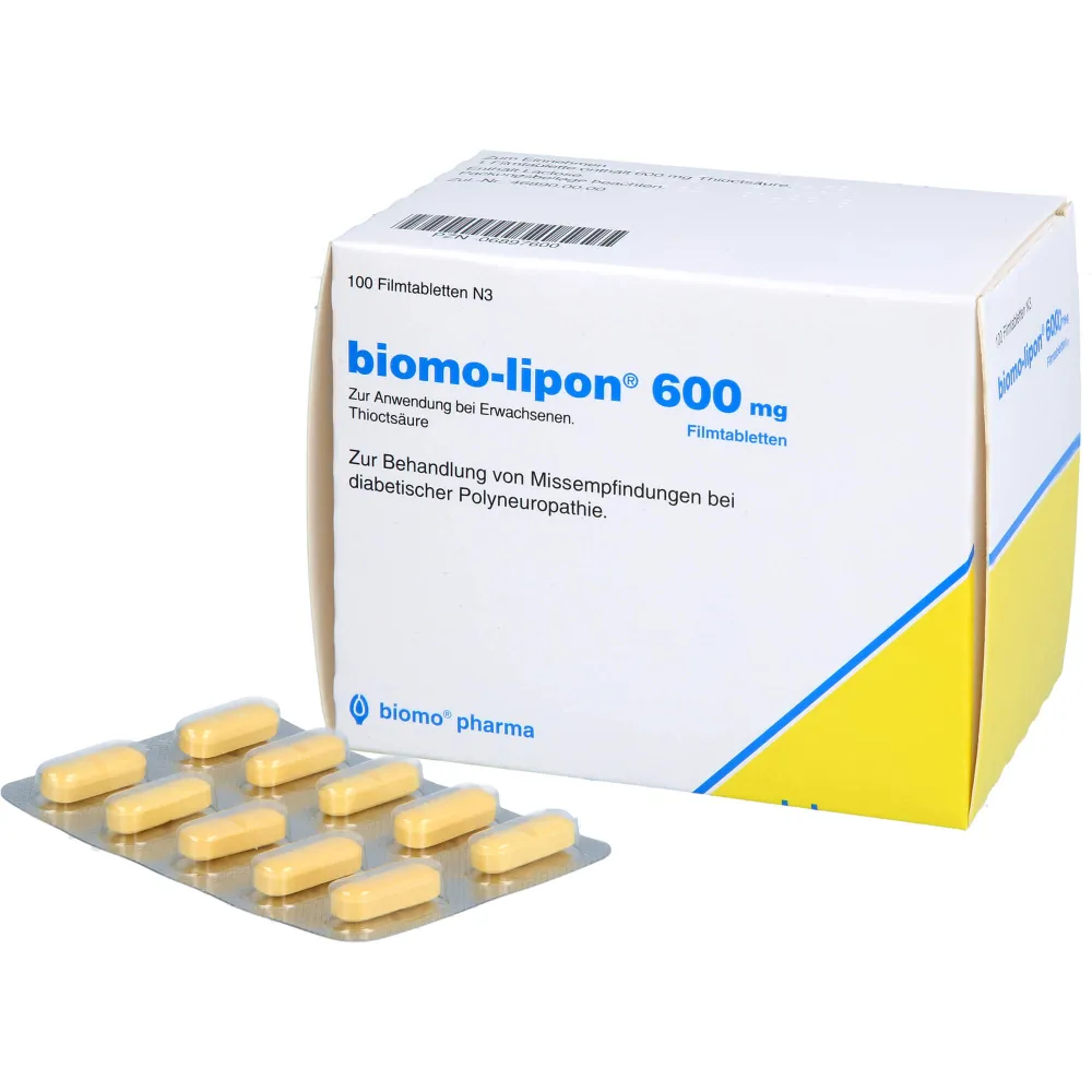 Biomo-lipon 600 mg Filmtabletten 100 St