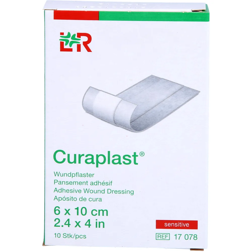 Curaplast Wundschnellverb.sensitiv 6x10 cm 1 m 10 St