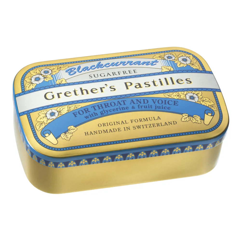 Grethers Blackcurrant Silber zf.Past.Dose 110 g