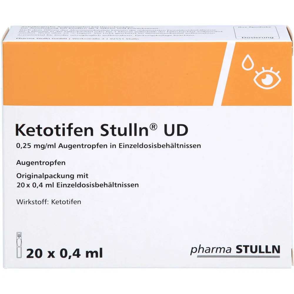Ketotifen Stulln Ud Augentropfen Einzeldosispip. 8 ml