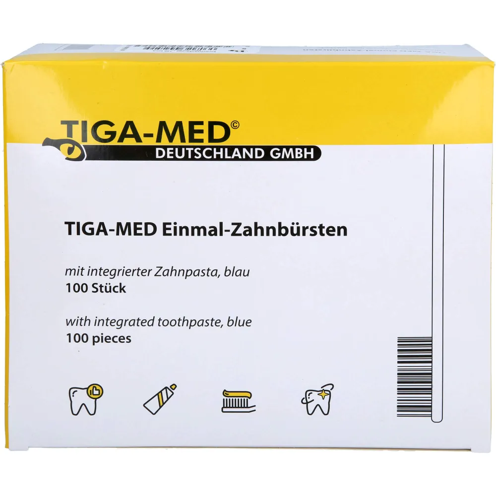 Einmal Zahnbürste m.Pasta blau 100 St