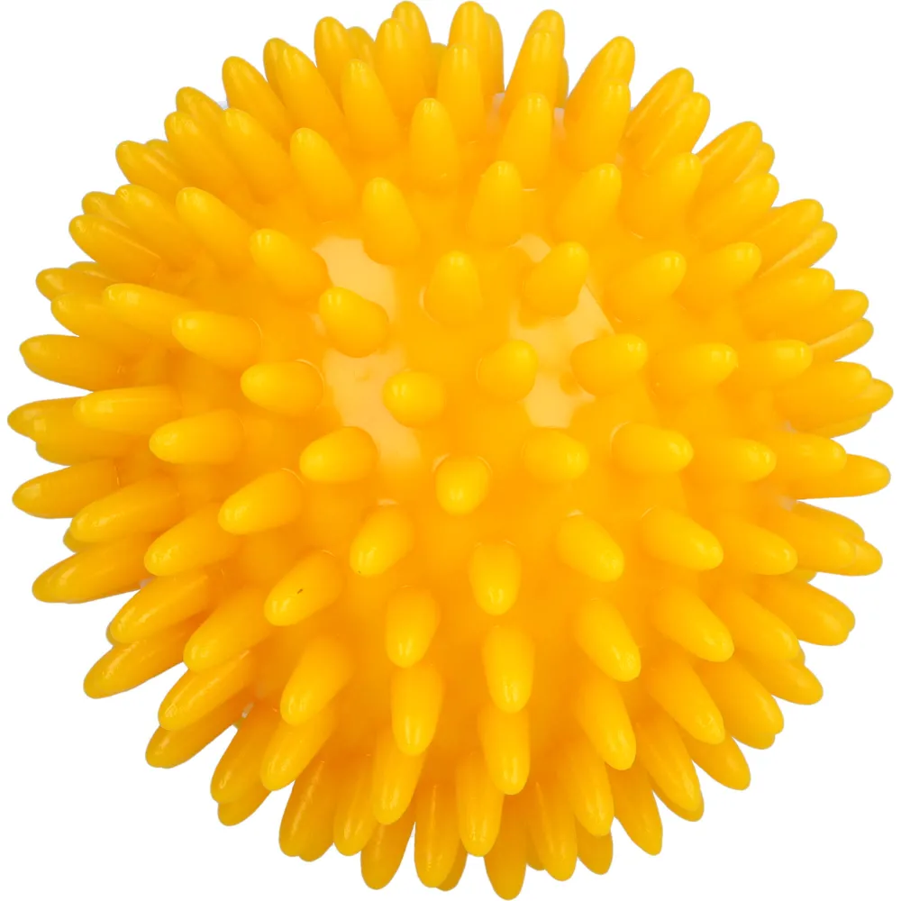 Massageball Igel 8 cm gelb 1 St