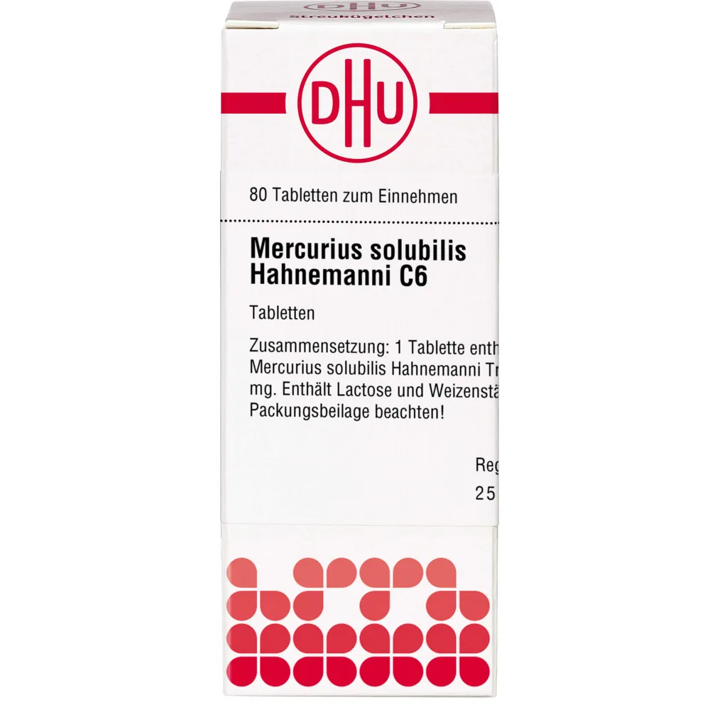 Mercurius Solubilis Hahnemanni C 6 Tabletten 80 St