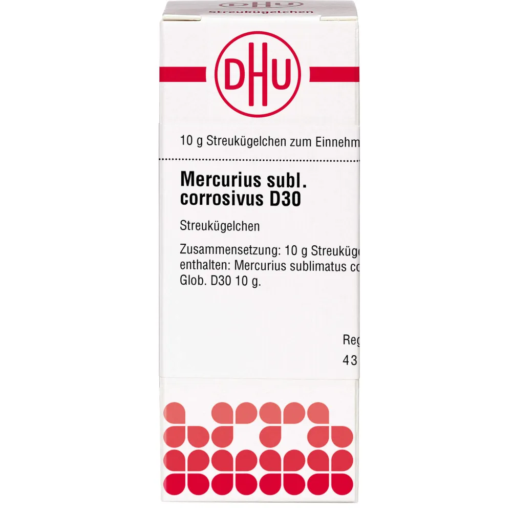 Mercurius Sublimatus corrosivus D 30 Globuli 10 g