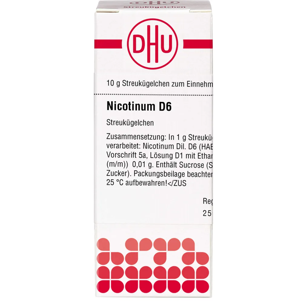 Nicotinum D 6 Globuli 10 g