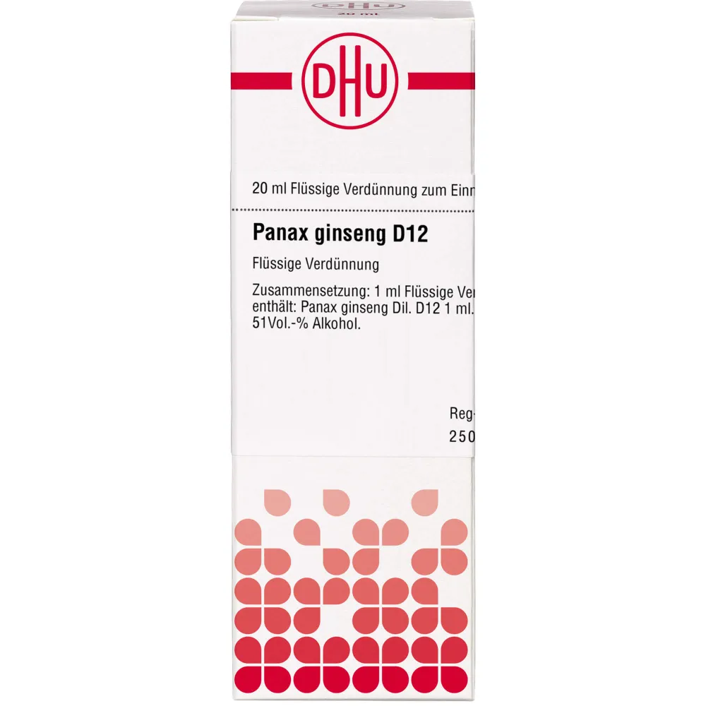 Panax Ginseng D 12 Dilution 20 ml
