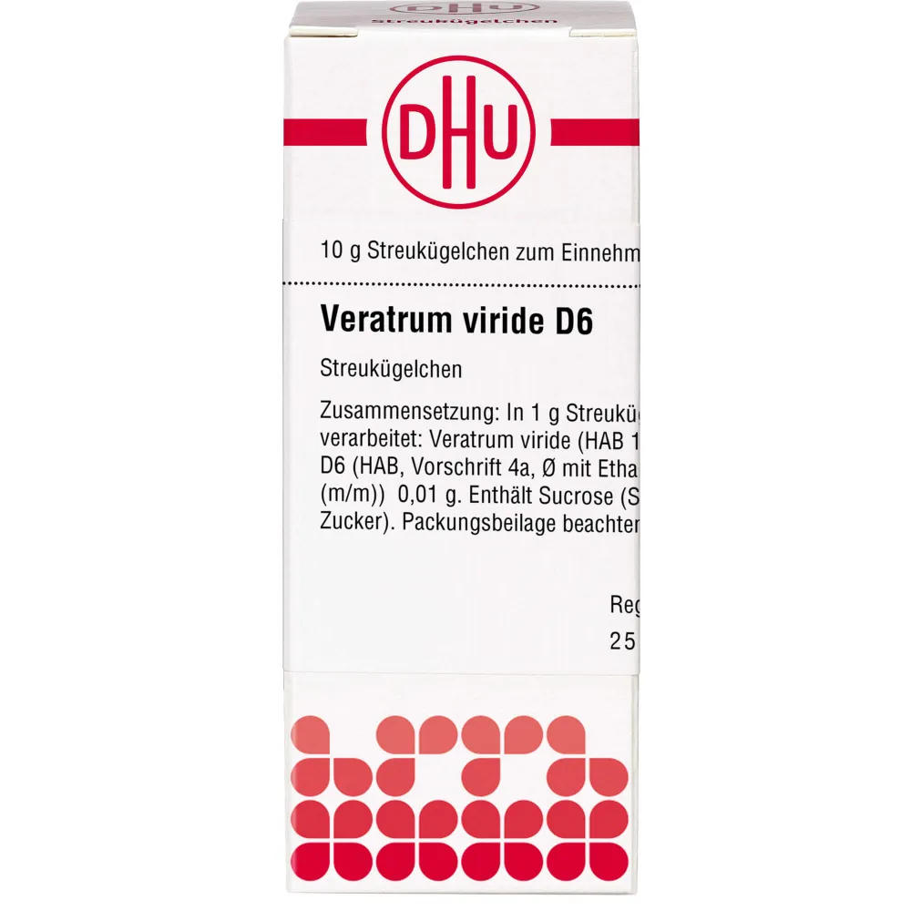 Veratrum Viride D 6 Globuli 10 g