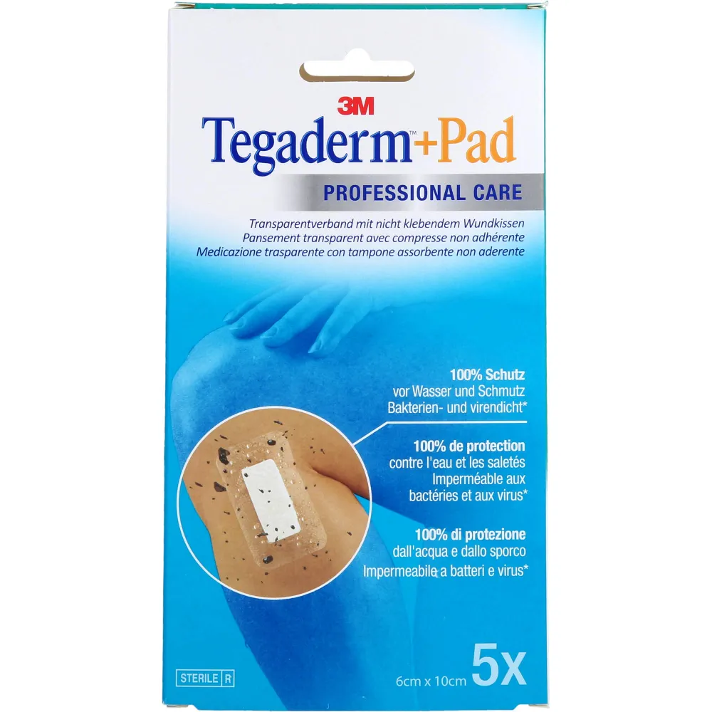 Tegaderm Plus Pad 6x10 cm Fertigverb.3584Np 5 St