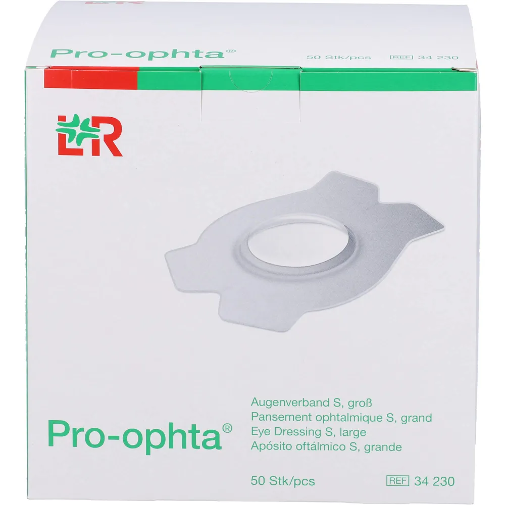 Pro-Ophta Augenverband S groß 50 St
