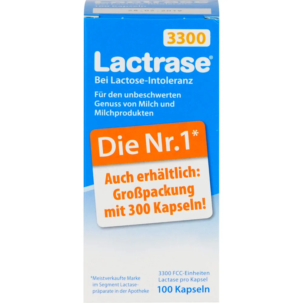 Lactrase 3.300 Fcc Kapseln 100 St