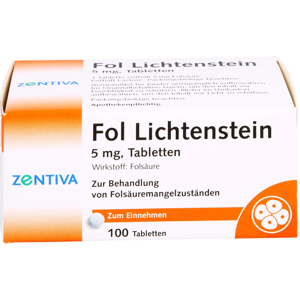Fol Lichtenstein 5 mg Tabletten 100 St