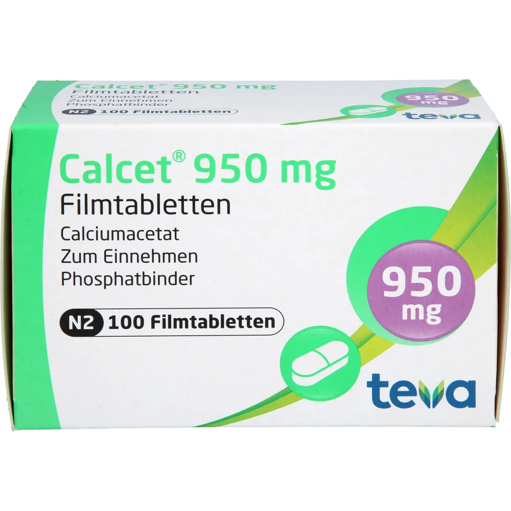 Calcet 950 mg Filmtabletten 100 St