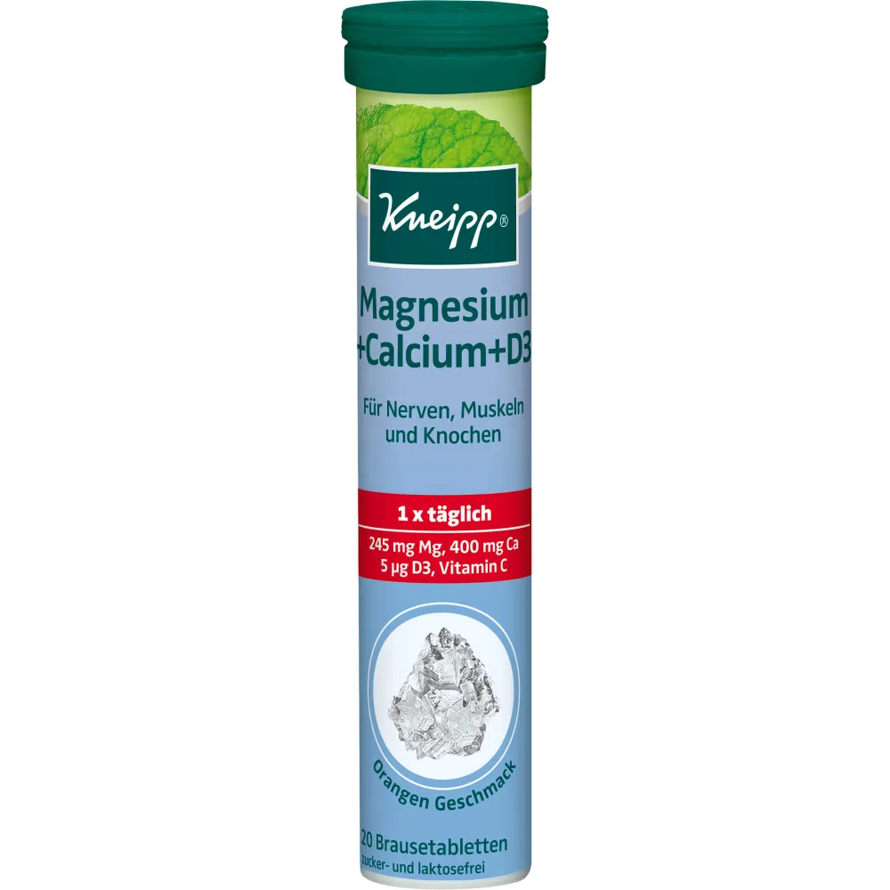 Kneipp Magnesium+Calcium Brausetabletten 20 St