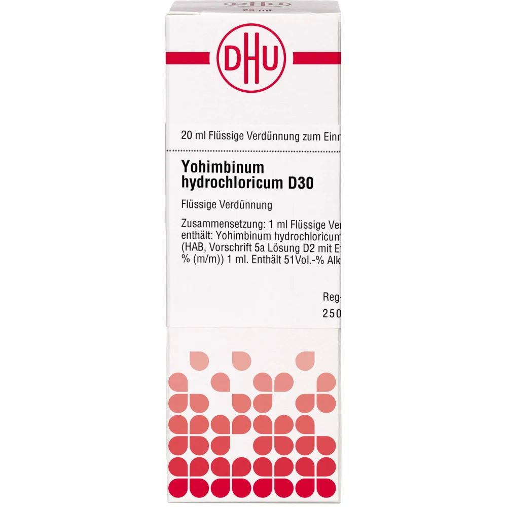 Yohimbinum Hydrochloricum D 30 Dilution 20 ml
