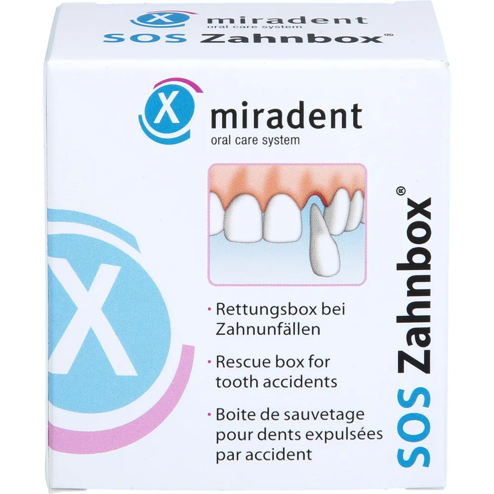 Miradent Zahnrettungsbox Sos Zahnbox 1 St