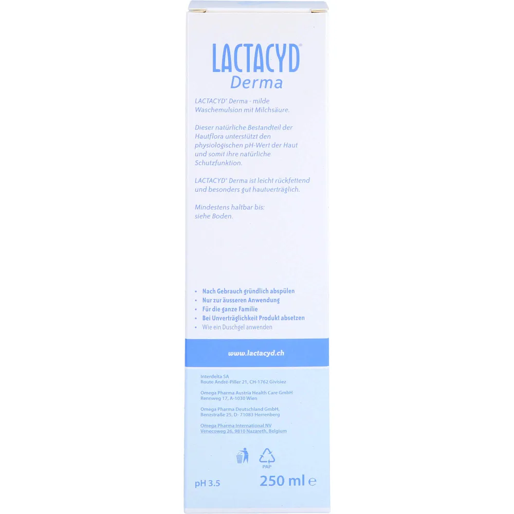 Lactacyd Derma Waschsyndet 250 ml