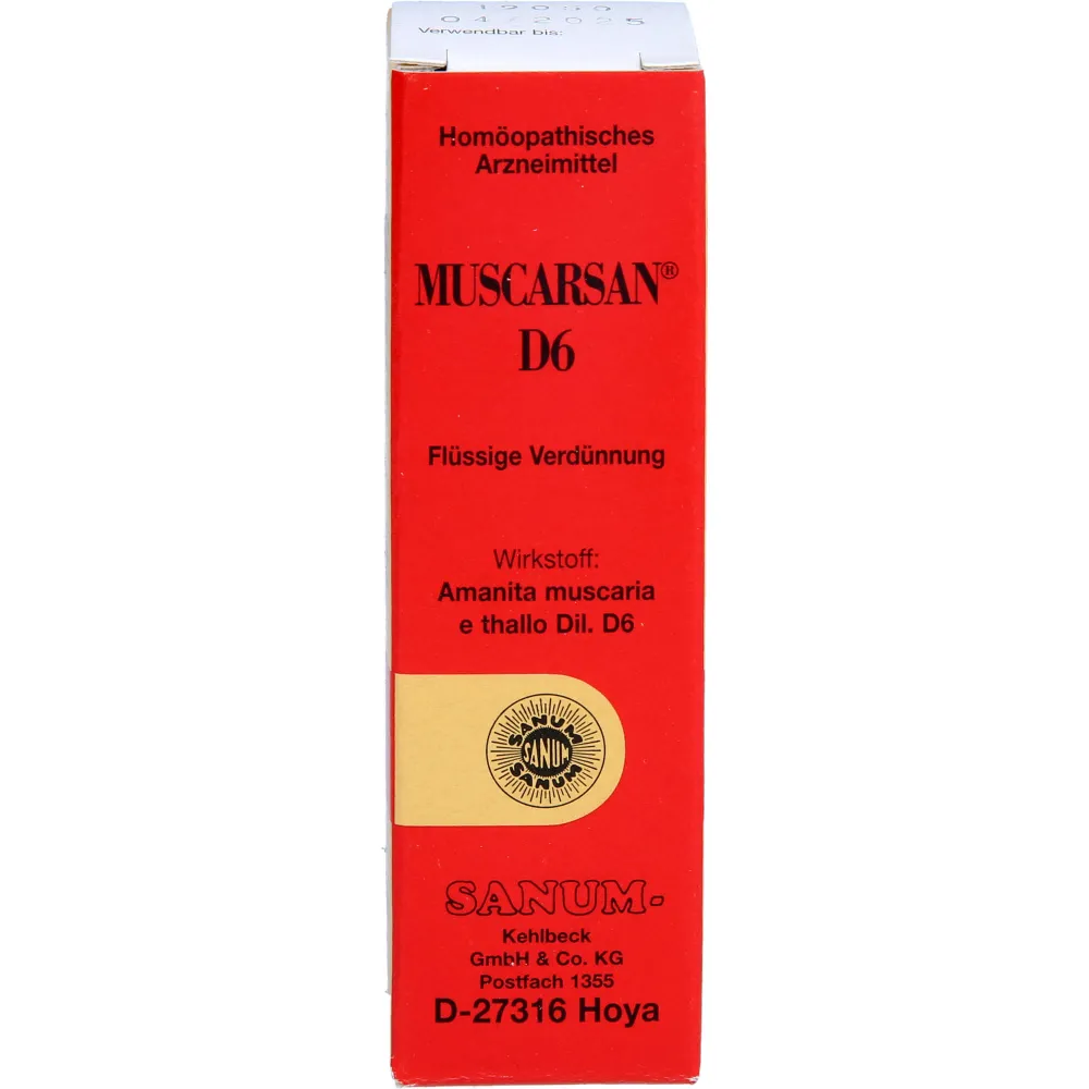 Muscarsan D 6 Tropfen 10 ml